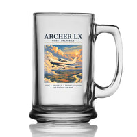 Thumbnail for Piper PA-28-181 Archer LX - Poster - Beer Glass with Holder