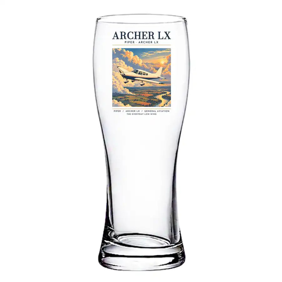 Piper PA-28-181 Archer LX - Poster - Pilsner Beer Glass