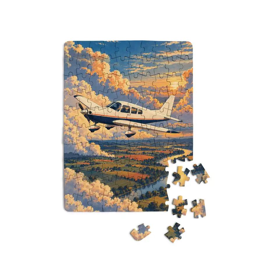 Piper PA-28-181 Archer LX - Vertical - Canvas Puzzle