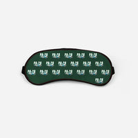 Thumbnail for Piper PA-28 Cherokee - Cartoon Pattern - Sleep Mask - Dark Green