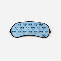 Thumbnail for Piper PA-28 Cherokee - Cartoon Pattern - Sleep Mask - Light Blue