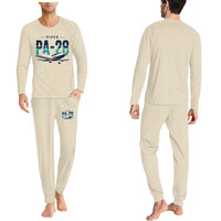 Thumbnail for Piper PA-28 Cherokee - Men Pajamas - Original Chest - Beige