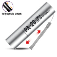 Thumbnail for Piper PA-28 Cherokee - Mini LED Flashlight - Tag - Silver