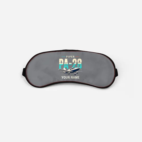 Piper PA-28 Cherokee - Original + Name - Sleep Mask - Gray