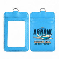 Thumbnail for Piper PA-28R Arrow III - Cartoon - ID Card Holder - Blue