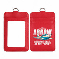 Thumbnail for Piper PA-28R Arrow III - Cartoon - ID Card Holder - Red