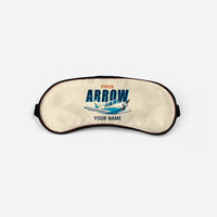 Thumbnail for Piper PA-28R Arrow III - Cartoon + Name - Sleep Mask - Beige