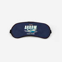 Thumbnail for Piper PA-28R Arrow III - Cartoon + Name - Sleep Mask - Navy Blue