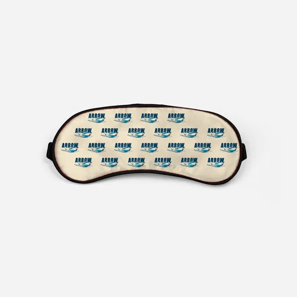 Piper PA-28R Arrow III - Cartoon Pattern - Sleep Mask - Beige