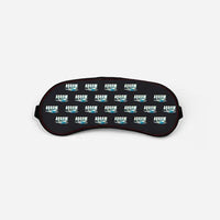 Thumbnail for Piper PA-28R Arrow III - Cartoon Pattern - Sleep Mask - Black