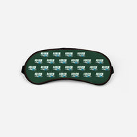 Thumbnail for Piper PA-28R Arrow III - Cartoon Pattern - Sleep Mask - Dark Green