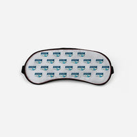 Thumbnail for Piper PA-28R Arrow III - Cartoon Pattern - Sleep Mask - Light Gray