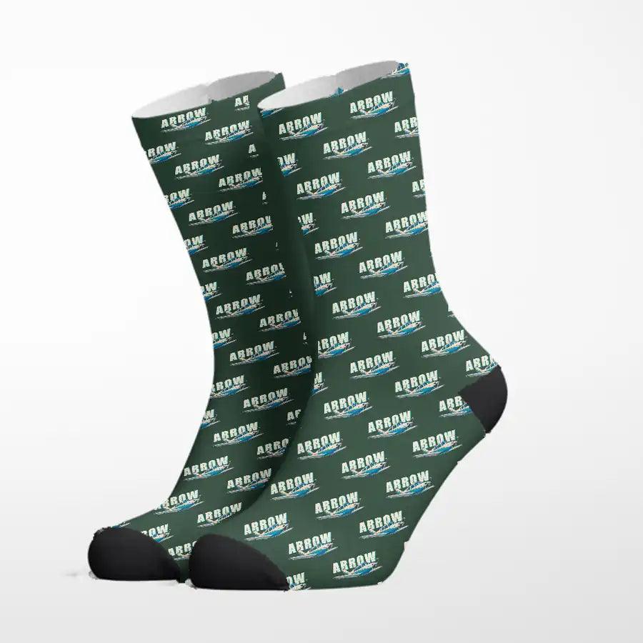 Piper PA-28R Arrow III - Cartoon - Socks - Alpine Green