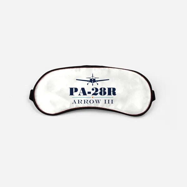Piper PA-28R Arrow III - Heritage - Sleep Mask - White