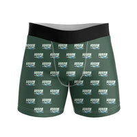 Thumbnail for Piper PA-28R Arrow III - Men Boxers - Cartoon Pattern - Dark Green