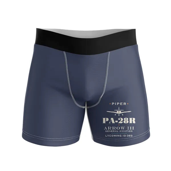 Piper PA-28R Arrow III - Men Boxers - Heritage - Navy Blue