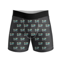 Thumbnail for Piper PA-28R Arrow III - Men Boxers - Original Pattern - Black