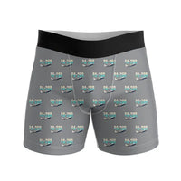 Thumbnail for Piper PA-28R Arrow III - Men Boxers - Original Pattern - Gray