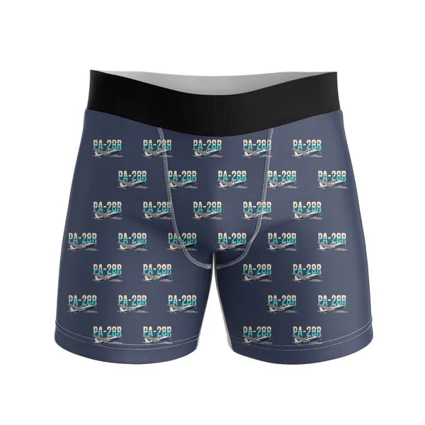 Piper PA-28R Arrow III - Men Boxers - Original Pattern - Navy Blue