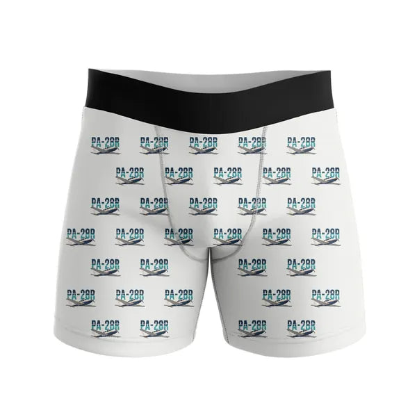 Piper PA-28R Arrow III - Men Boxers - Original Pattern - White