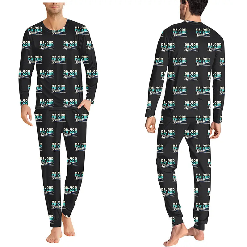 Piper PA-28R Arrow III - Men Pajamas - Original Pattern - Black