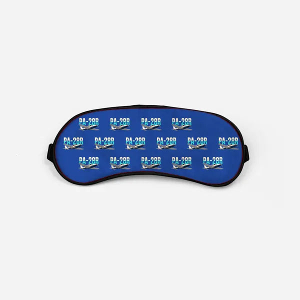 Piper PA-28R Arrow III - Original Pattern - Sleep Mask - Blue