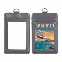 Thumbnail for Piper PA-28R Arrow III - Poster - ID Card Holder - Gray