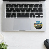 Thumbnail for Piper PA-30 Twin Comanche - 3D + Name - Circle Sticker - Laptop