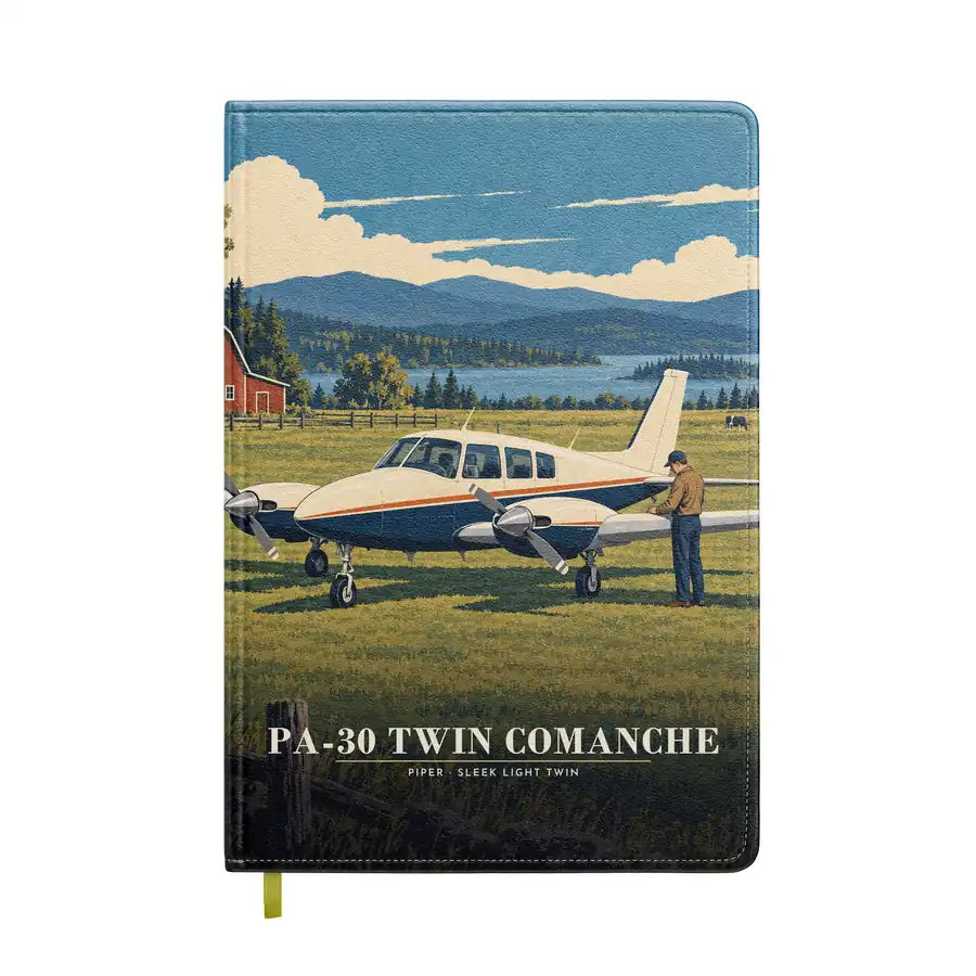 Piper PA-30 Twin Comanche - 3D - Notebook - Full Print
