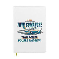 Thumbnail for Piper PA-30 Twin Comanche - Cartoon - Notebook - White