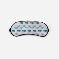 Thumbnail for Piper PA-30 Twin Comanche - Cartoon Pattern - Sleep Mask - Light Gray