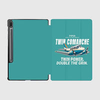 Thumbnail for Piper PA-30 Twin Comanche - Cartoon - Samsung Tablet - Turquoise