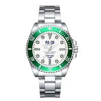 Thumbnail for Piper PA-30 Twin Comanche - Classic - White + Name - Premium Diver - Green