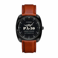 Thumbnail for Piper PA-30 Twin Comanche - Heritage - Luxury Cushion - Black and Dark Brown Strap