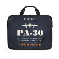 Thumbnail for Piper PA-30 Twin Comanche - Heritage + Name - Laptop Bag