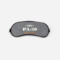 Thumbnail for Piper PA-30 Twin Comanche - Heritage + Name - Sleep Mask - Gray
