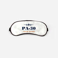 Thumbnail for Piper PA-30 Twin Comanche - Heritage + Name - Sleep Mask - White