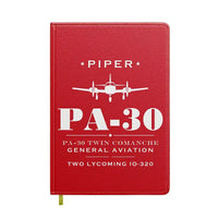 Thumbnail for Piper PA-30 Twin Comanche - Heritage - Notebook - Red