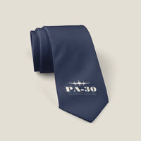 Thumbnail for Piper PA-30 Twin Comanche - Heritage - Tie - Navy Blue