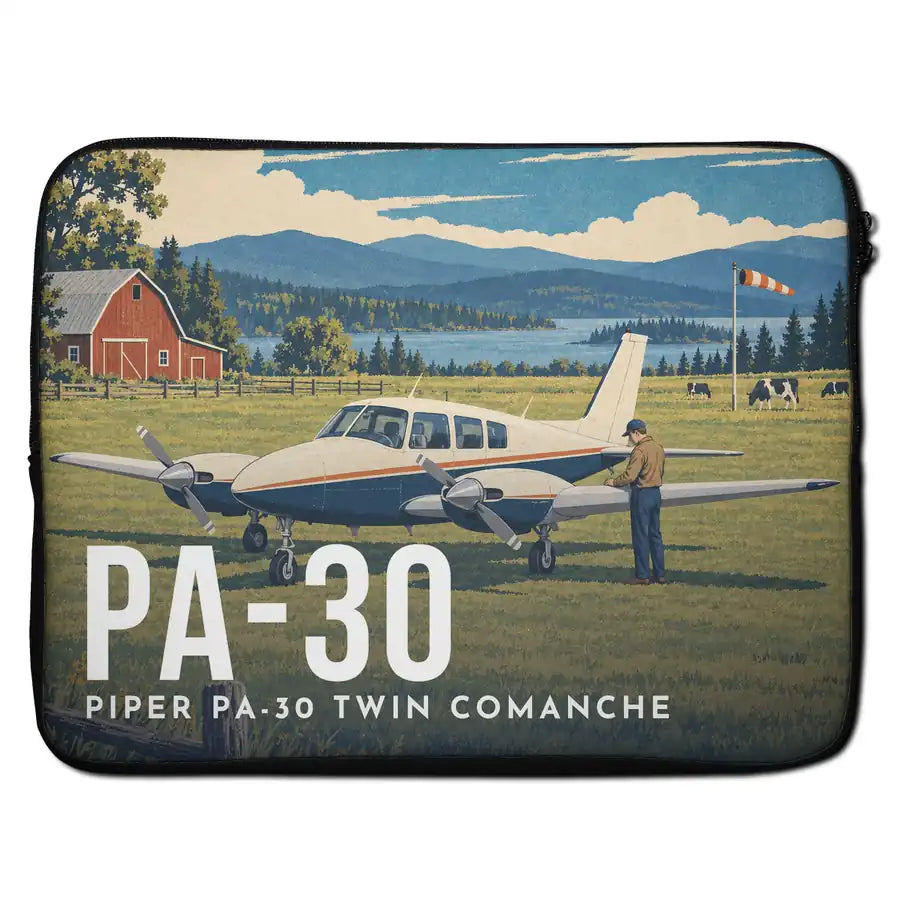 Piper PA-30 Twin Comanche - Laptop Sleeve