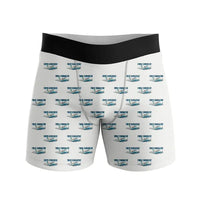 Thumbnail for Piper PA-30 Twin Comanche - Men Boxers - Cartoon Pattern - White
