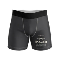 Thumbnail for Piper PA-30 Twin Comanche - Men Boxers - Heritage - Black