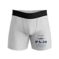 Thumbnail for Piper PA-30 Twin Comanche - Men Boxers - Heritage - Light Gray