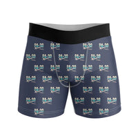 Thumbnail for Piper PA-30 Twin Comanche - Men Boxers - Original Pattern - Navy Blue