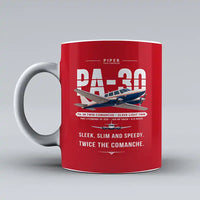 Thumbnail for Piper PA-30 Twin Comanche - Original - Mug - Red