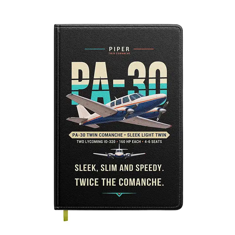 Piper PA-30 Twin Comanche - Original - Notebook - Black