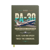Thumbnail for Piper PA-30 Twin Comanche - Original - Notebook - Green Army