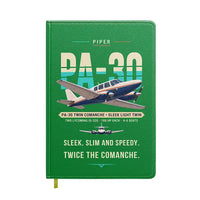 Thumbnail for Piper PA-30 Twin Comanche - Original - Notebook - Green