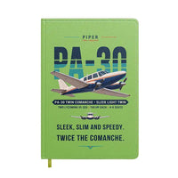 Thumbnail for Piper PA-30 Twin Comanche - Original - Notebook - Light Green