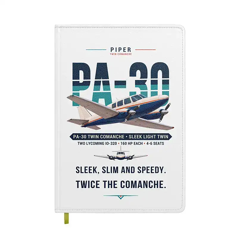 Piper PA-30 Twin Comanche - Original - Notebook - White